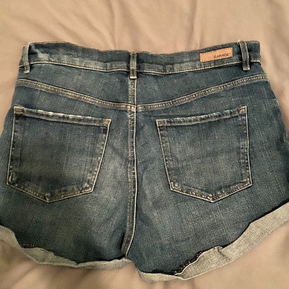 Garage Blue Denim Shorts - Picture 2 of 2
